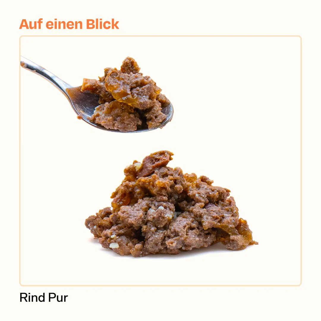 12x85g Monoprotein Rind Pur Nassfutter - Image 6