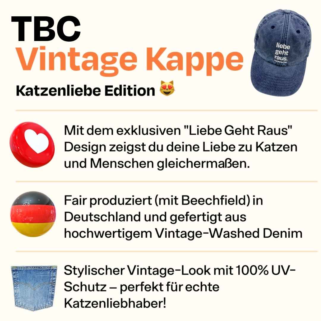 Vintage "Liebe Geht Raus" Cap - Image 3